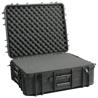 Wasserdichter Rollkoffer Loadout Case 1027, schwarz, mit Würfelschaum