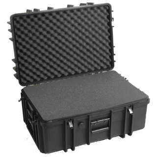 Wasserdichter Rollkoffer LoadoutCase 1122, schwarz, mit Würfelschaum