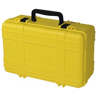 Wasserdichter Koffer UltraCase 821, gelb, leer