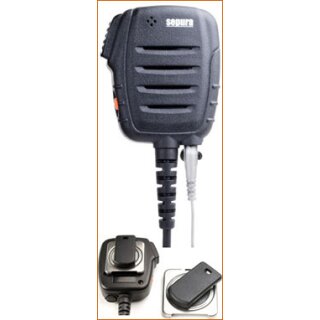 Mikrofon-Lautsprecher IP55, 3,5mm Buchse u. Notruftaste, f. STP8/9000, 60cm Kabel