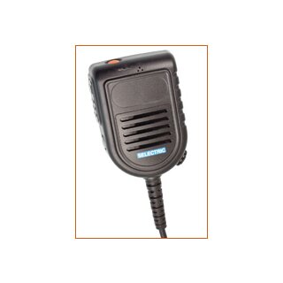 Lautsprecher-Mikrofon ADVANCED sRSM IP67 lang, mit Clip, 3 Tasten &amp; Notruf, f&uuml;r STP8/9000, SC20, SC21, mit 55cm Kabel