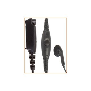 Hör-/Sprechgarnitur GSM-Stil mit Inline- Mikrofon und -PTT für Sepura STP8/9000