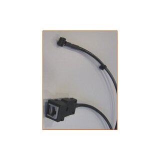 AK89 2m Handapp.-Kabel, Western-Buchse, schwarz <--> 10pol. Hirose, für SRG3x00