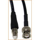 0,5 m Adapterkabel CS29 Low-Loss, FME(f) <--> BNC(m)