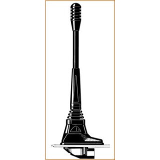 Doppelfrequenz-Autofunkantenne, 0 dB, 380-470 / 800-960 MHz, ca. 14 cm, TETRA