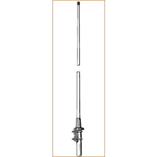 Leichtgewichtige Feststations-/Marine- ant., 380-410 MHz, 3 dB, weiß, TETRA BOS
