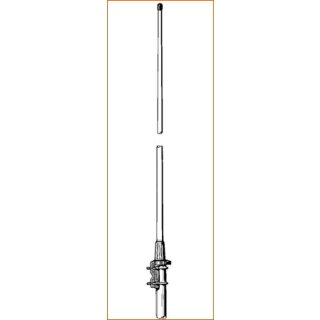 Leichtgewichtige Feststations-/Marine- ant., 380-410 MHz, 3 dB, weiß, TETRA BOS