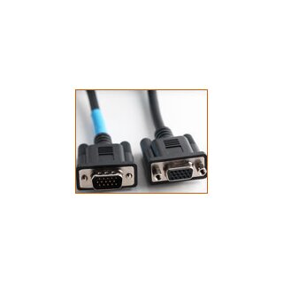 1 m Verlängerungskabel, 15pol. SubD-HD Stecker <--> Buchse