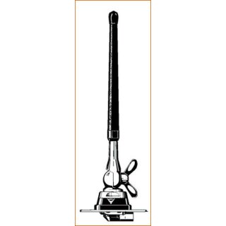 1/4 Lambda Kfz-Gummiantenne, 370-410 MHz 0 dB, FME-Anschluss, ca. 19cm, TETRA BOS