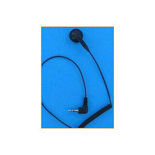 Ohrhörer mit Wendelkabel und 3,5 mm Winkelstecker (3 polig)