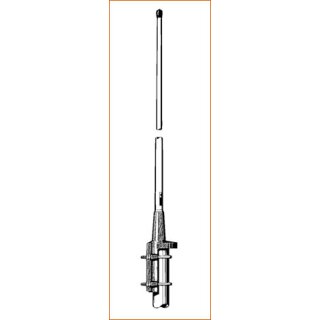 Solide Feststations-/Marineantenne, 3 dB 380-410 MHz, ca. 1,45 m, weiß, TETRA BOS