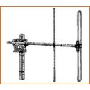 2-Element-Yagi, Richtantenne, 66-78 MHz 3 dB, inkl. 3 m...