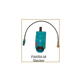 0,3 m Adapterkabel RG174 Z-codiert, FME(m) <--> FAKRA(m)