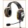 XG N-H Schweres Geh&ouml;rschutz Headset, IP54, schwarz-orange, mit 5pol. QR-5