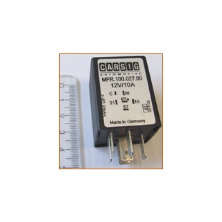 Zeitrelais abfallverzögert,Typ D,12V/10A einstellbar mit Poti/Schalter 0,5s - 12h