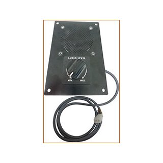 Blende mit Regler und Lautspr. 10/15 W, 8 Ohm, 2 m Kabel mit Stecker für SRG