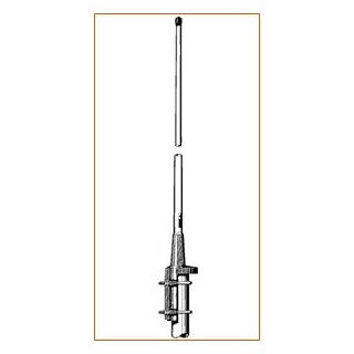 Solide Feststations-/Marineantenne, 3 dB 406-430 MHz, ca. 1,45 m, weiß, TETRA OB