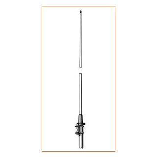 Leichtgewichtige Feststations-/Marine- antenne, 166 - 175 MHz, 3 dB, weiß