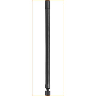 4m-Miniflexantenne, BNC-Stecker 80-87,5 MHz, schwarz, Länge: ca. 22 cm