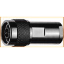 Lötstecker N(m), schraub-gerade, für RG213, RG214