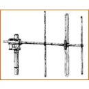 3-Element-Yagi, Richtantenne, 66-78 MHz 6 dB, inkl. 3 m...