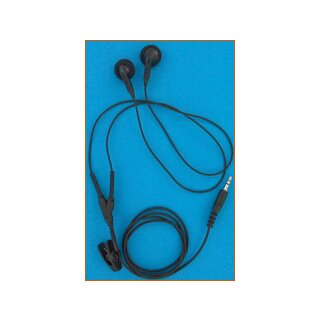 zweiseitiger Ohrhörer "Walkman-Style", mit 3,5 mm Stecker (3 polig)