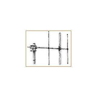 3-Element-Yagi, Richtantenne, 75-88 MHz 6 dB, inkl. 3 m RG213 mit N-Buchse