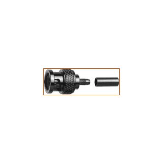 Crimpstecker BNC(m), crimp-gerade, für RG58