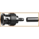 Crimpstecker BNC(m), crimp-gerade, für RG58