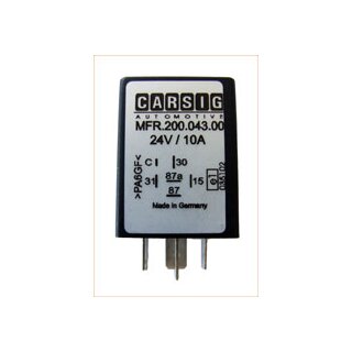 Zeitrelais 20Sek abfallverzögert, Typ D, 24V/10A, mit 12 V-Ausgang für SRG-Timer