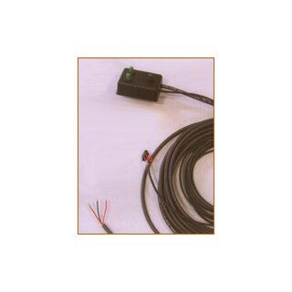 PTT-Gehäuse mit 3 Tastern und Anschluss- kabel für Bedienteil/AIU, 10pol. Hirose