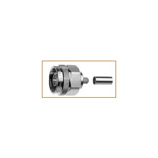 Crimpstecker N(m), crimp-gerade für RG58