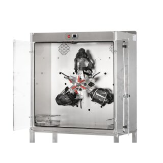Maskentrockner MTS 1800 Ausführung mit Türen aus Plexiglas