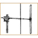 2-Element-Yagi, Richtantenne, 156-175MHz 3 dB, inkl. 3m...