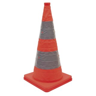 Faltleitkegel 28 MV, vollreflektierend,