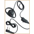 Leichter Mikrofon-Ohrhörer mit Inline-PTT für...