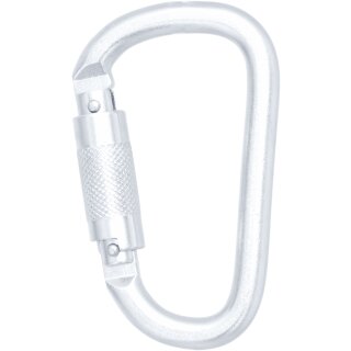 Edelstahlkarabiner mit Automatikverschluss Vierteldrehung (Twist-Lock) mit 22,5 mm Öffnungsweite