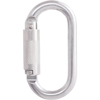Stahlkarabiner mit Automatikverschluss Vierteldrehung (Twist-Lock) mit 16 mm Öffnungsweite