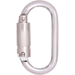 Edelstahl-Karabiner mit mit dreifach wirkendem Automatikverschluss (Triple-Lock) Öffnungsweite 16,5 mm