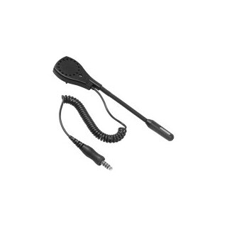 HL-09 Scorpion Helm-Hörsprechgarnitur, 90mm Schwanenhalsmikrofon, Wendelkabel, NEXUS-Stecker, IP54