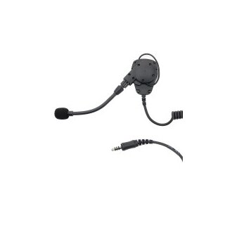 HC-100 Helmgarnitur inkl. langem abnehmbarem Schwanhalsmikrofon, elektret, noise cancelling, unidirektional
