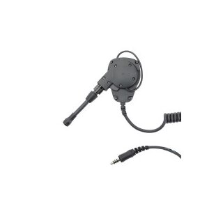 HC-100 Helmgarnitur inkl. kurzem abnehmbarem Schwanhalsmikrofon, elektret, omnidirektional