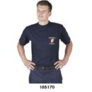 T-Shirt mit Stick ohne Brusttasche XXL