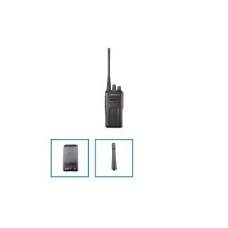 NX-3300E3 Nexedge DMR UHF Handfunkgerät, oT, BT, (GPS), 64 Kanäle, mit LiIon-Akku & Antenne, IP67, Audio: Systembuchse