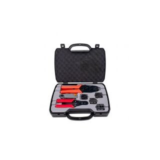 PD-Crimpset, Crimpwerkzeug im Tragekoffer für RG58/59, RG174, RG213, RG214, RG400