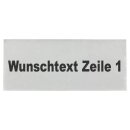 Rückenschild 38 x 16 cm mit Wunschtext für...
