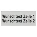 R&uuml;ckenschild 38 x 16 cm mit Wunschtext f&uuml;r Kennzeichnungsweste