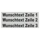 R&uuml;ckenschild 38 x 16 cm mit Wunschtext f&uuml;r Kennzeichnungsweste