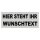 R&uuml;ckenschild 38 x 16 cm mit Wunschtext f&uuml;r Kennzeichnungsweste