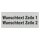 R&uuml;ckenschild 38 x 16 cm mit Wunschtext f&uuml;r Kennzeichnungsweste